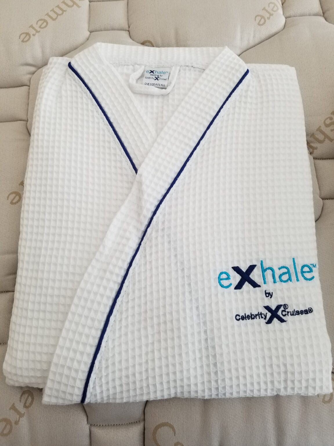 Kimono Shawl Bath Robe eXhale® bedding by Celebrity Cruises